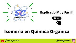 Isomería en Química Orgánica  De cadena de posición y Función  Muy fácil [upl. by Rehpotirhc]