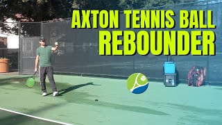 Axton Tennis Ball Rebounder  First Look and Review [upl. by Auqinaj978]