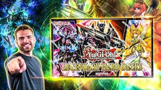 NEW YuGiOh Legendary Hero Decks Box Opening amp Review [upl. by Yllaw]