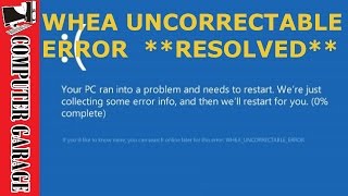 How To Fix WHEA UNCORRECTABLE ERROR 0x00000124 BSOD In Windows 10 [upl. by Wandie]