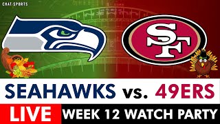 Seahawks vs 49ers Live Streaming Scoreboard Free PlayByPlay Highlights  NFL Week 12 [upl. by Micheil1]