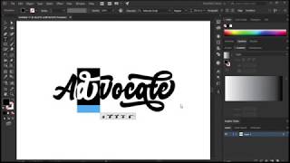 Access OpenType Feature On Advocate Script by Mas Anis [upl. by Ltney]