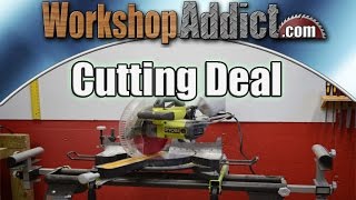 Ryobi 10” Sliding Compound Miter Saw TSS102L Review [upl. by Lseil928]