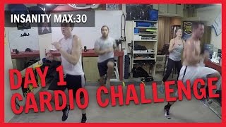 INSANITY MAX 30 Day 1 Cardio Challenge NC FIT CLUB [upl. by Aninad]