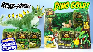 Treasure X Dino Gold Mini Dinos Review Moose [upl. by Warthman]