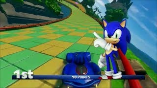 Sonic amp AllStars Racing Transformed PS3 Sonic in Rouge Cup Expert [upl. by Lumpkin312]