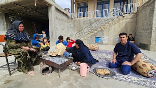 Teaching Local Bread Baking by Farideh and Her Grandmother [upl. by Nuawed858]