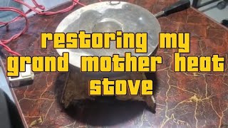 restoring and repairing old electric heat stove [upl. by Rogerson]