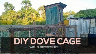 DIY DOVE CAGE BUILD  building a dove cage on a budget [upl. by Jenkins]