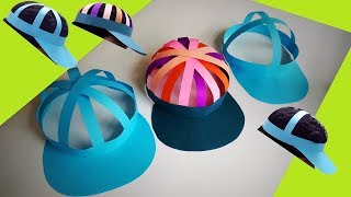 Paper Hat  Paper Cap  How To Make Paper Hat  How To Make Paper Cap  DIY Hat [upl. by Alegnat]