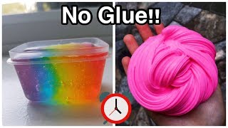 New Ways How To Make No Glue Slime Under 5 Minutes [upl. by Mohkos458]