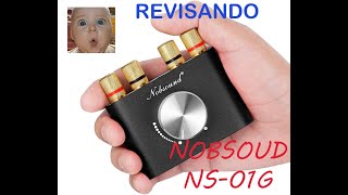 Revisión Amplificador de Audio HiFi Bluetooth Nobsound NS01G [upl. by Norret424]