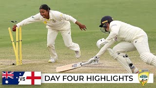 Australia England fall just short in incredible draw  Womens Ashes 202122 [upl. by Ylus]