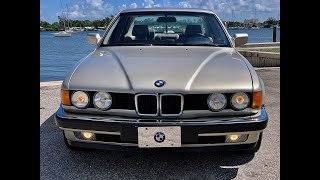 1988 BMW 735i in excellent condition [upl. by Nidak828]