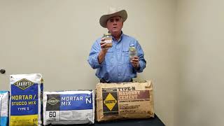 Masonry Cement vs Mortar Mix Explained by the Carolinas Concrete Cowboy [upl. by Simetra276]