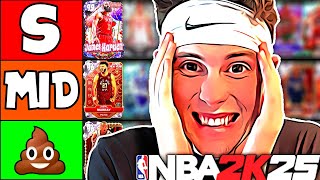 BEST POINT GUARDS TIER LIST NBA 2K25 MyTEAM [upl. by Aronid]