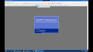 CutePDF Professional Tutorial [upl. by Enoval]