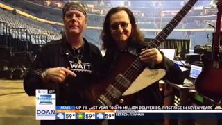 Rush bassist Geddy Lee using local musicians invention [upl. by Borlow]