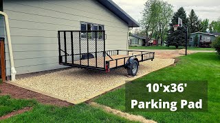 DIY Rock Parking Pad [upl. by Ilojne]