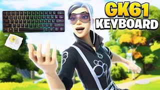 Playing Arena with the worlds fastest keyboard gk61 Fortnite battle royale [upl. by Merat684]