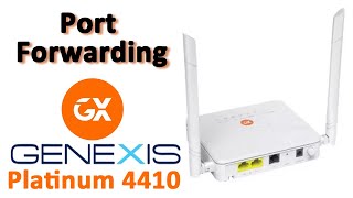 Genexis Platinum4410 Wifi router portforwarding [upl. by Raf394]