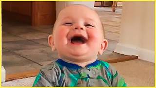 Cute And Funny Baby Laughing Hysterically Compilation  5Minute Fails [upl. by Larkins]