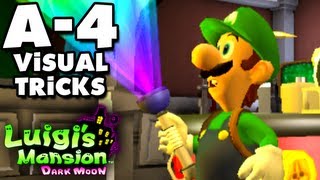 Luigis Mansion Dark Moon  Gloomy Manor  A4 Visual Tricks Nintendo 3DS Gameplay Walkthrough [upl. by Michey]