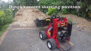 How to use a dingo  mini loader  operating instructions  dingo in use [upl. by Thacher153]