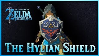 Zelda Breath of the Wild • How to get the Hylian Shield • Central [upl. by Aker299]