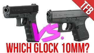 Which 10mm Glock Is Best Glock 20 vs Glock 29 With MASSIVE Gel Test [upl. by Aniela485]