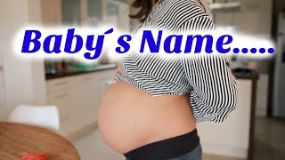 Schwangerschafts Update Babybauch  Babyname wird  Rosislife [upl. by Hinkle]