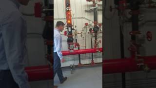 Fire protection wet system riser configuration [upl. by Hairim]