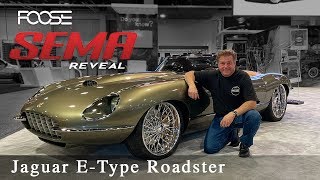 Foose Design Jaguar EType Roadster  The Reveal [upl. by Eniretak]