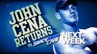 John Cena returns to SmackDown LIVE next Tuesday [upl. by Merfe]