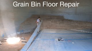 Grain Bin Floor Repair [upl. by Bow]