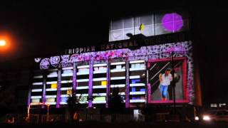 Projection mapping on the Ethiopian National Theatre [upl. by Yelra823]