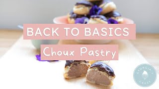 Back To Basics Choux Pastry Profiteroles with Nutella Creme Patisserie  Georgias Cakes [upl. by Norty]