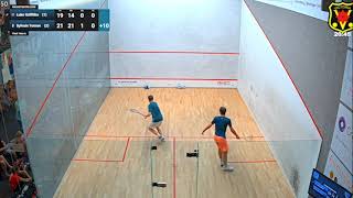 Match Highlights  2024 FIR Racketlon World Championships mens final Griffiths vs Ternon [upl. by Acirderf]