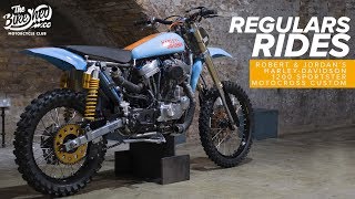 Regulars Rides HarleyDavidson 1200 Sportster motocross custom [upl. by Pulchi332]