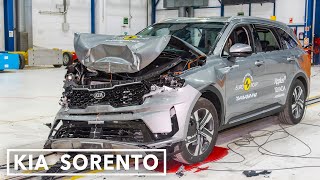 KIA SORENTO Crash Test  REALLY Safe SUV [upl. by Ijies504]