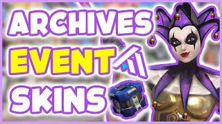 Overwatch  ARCHIVES 2022 EVENT SKINS [upl. by Swan]