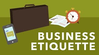 Business Etiquette Basics [upl. by Calmas]