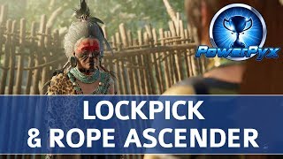 Shadow of the Tomb Raider  How to Get Lockpick amp Rope Ascender [upl. by Ahsemik]