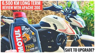 Long Term Review MOTUL 10W40 Oil For Apache 200 and 160 4V  Smoothness and Performance Beast [upl. by Tull]