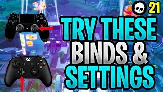 Controller Players NEED To Try These BindsSettings Fortnite Custom Binds  Xbox  PS4 [upl. by Etezzil331]