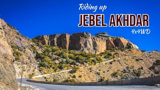 Driving up Jabel Akhdar  4WD Drive  Trippy Timelapse  Jabel Akhdar Road  ٱلْجَبَل ٱلْأَخْضَر [upl. by Mordecai648]