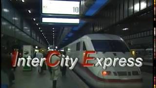 quotMenschen im Zugquot  der InterCity Express  Reportage aus dem Jahre 1994 [upl. by Attenehs]