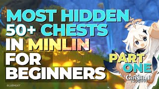 Minlin Most Secret Chest Locations Guide for Beginners PART 1  Genshin Impact [upl. by Johanan768]