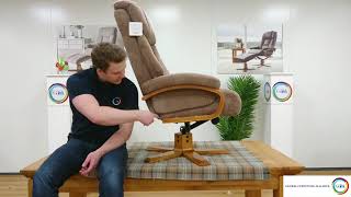 How To Assemble Your GFA Swivel Recliner Chair [upl. by Asiluj]