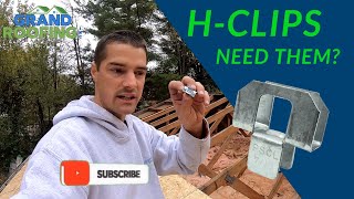 Roof decking H clip what is an H clip and why they are so important  Time laps and drone montage [upl. by Jackie]